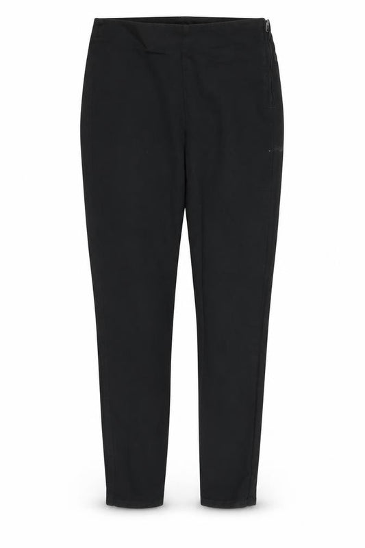 Womens UK Size 8 H&M Regular Fit Carrot Black Trousers