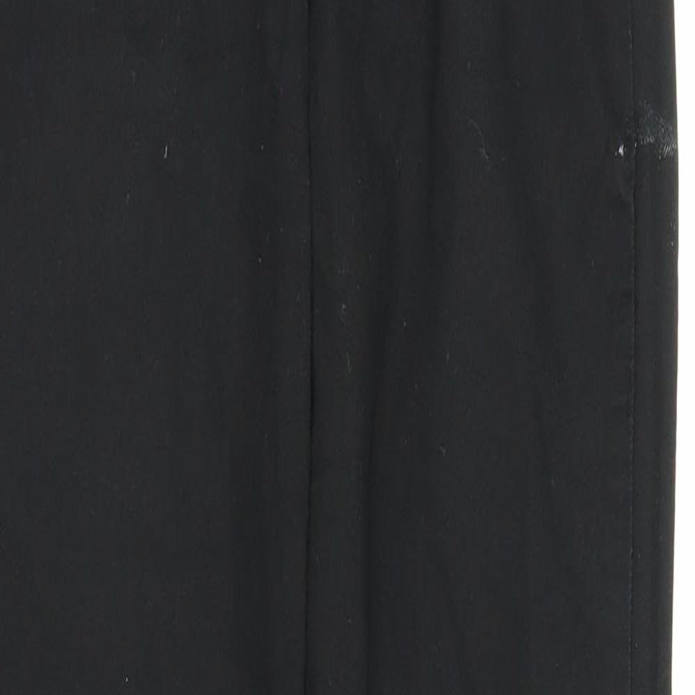 Womens UK Size 8 H&M Regular Fit Carrot Black Trousers