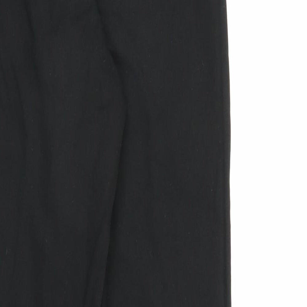 Womens UK Size 8 H&M Regular Fit Carrot Black Trousers