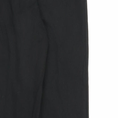 Womens UK Size 8 H&M Regular Fit Carrot Black Trousers