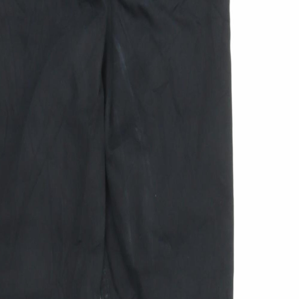Womens UK Size S Preworn Regular Fit Skinny Black Jeans