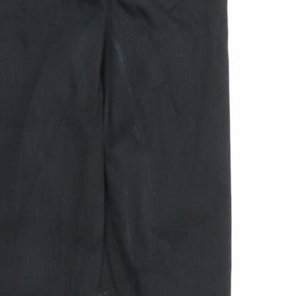 Womens UK Size S Preworn Regular Fit Skinny Black Jeans