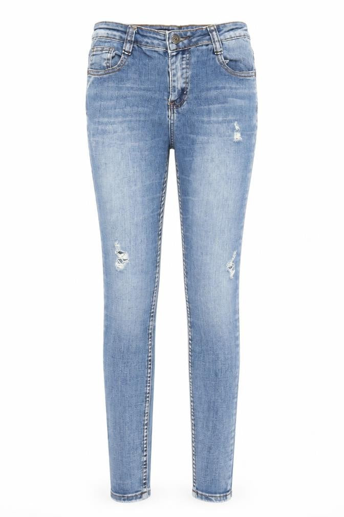 Womens UK Size 8 Laulia Regular Fit Skinny Blue Jeans