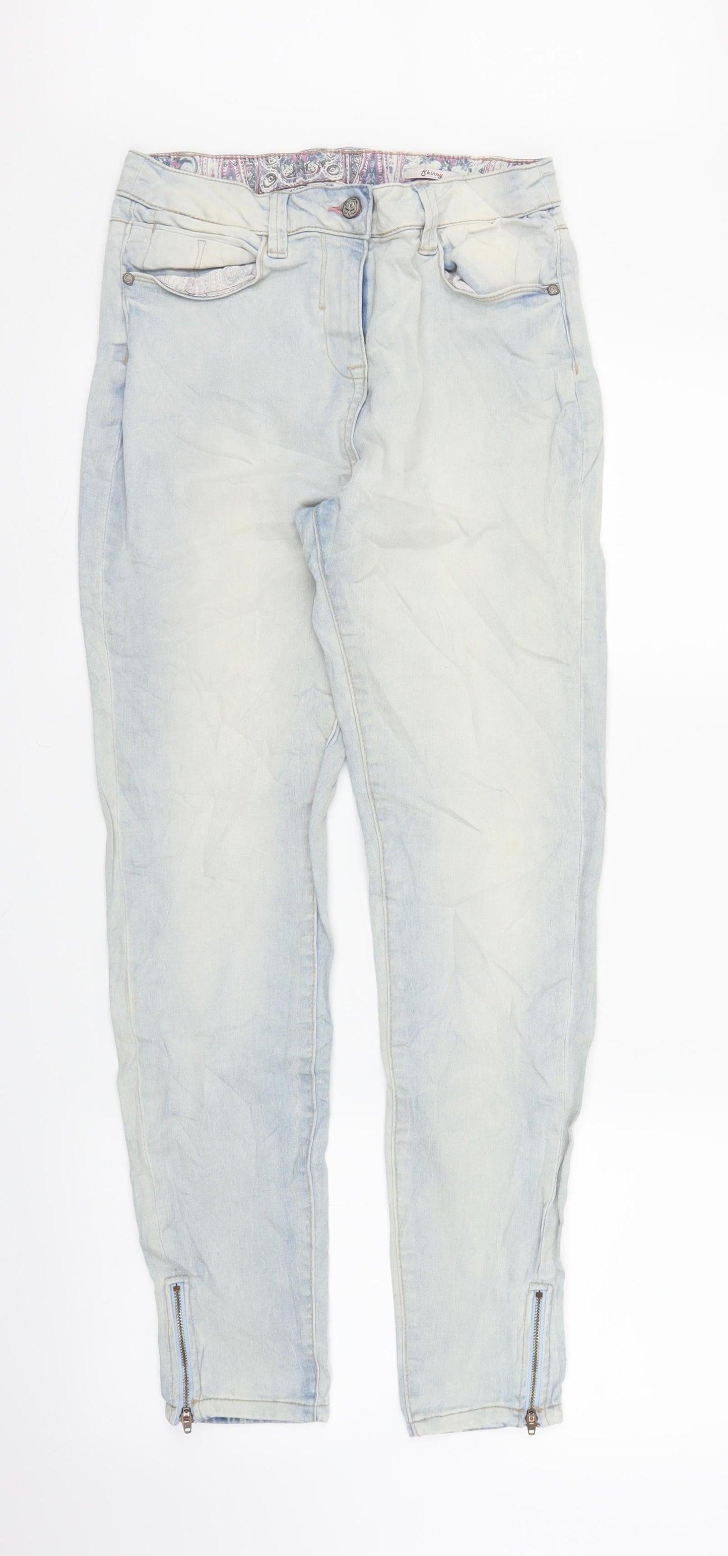 Falmer Heritage Womens Blue  Denim Skinny Jeans Size 8 L27 in