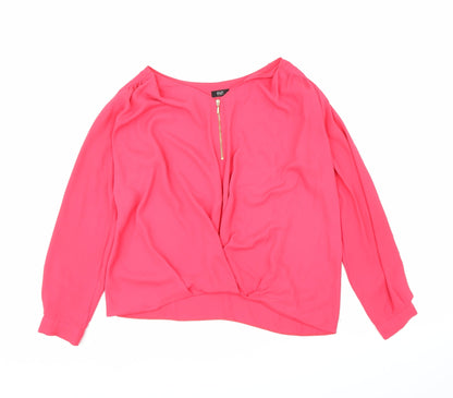 F&F Womens Pink   Basic Blouse Size M
