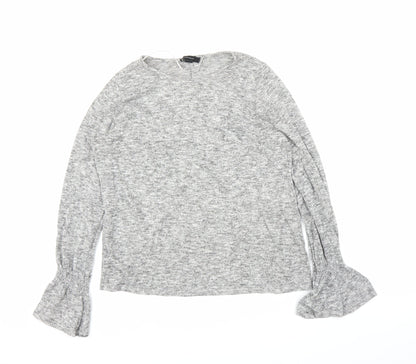 Primark Womens Grey   Basic Blouse Size 14