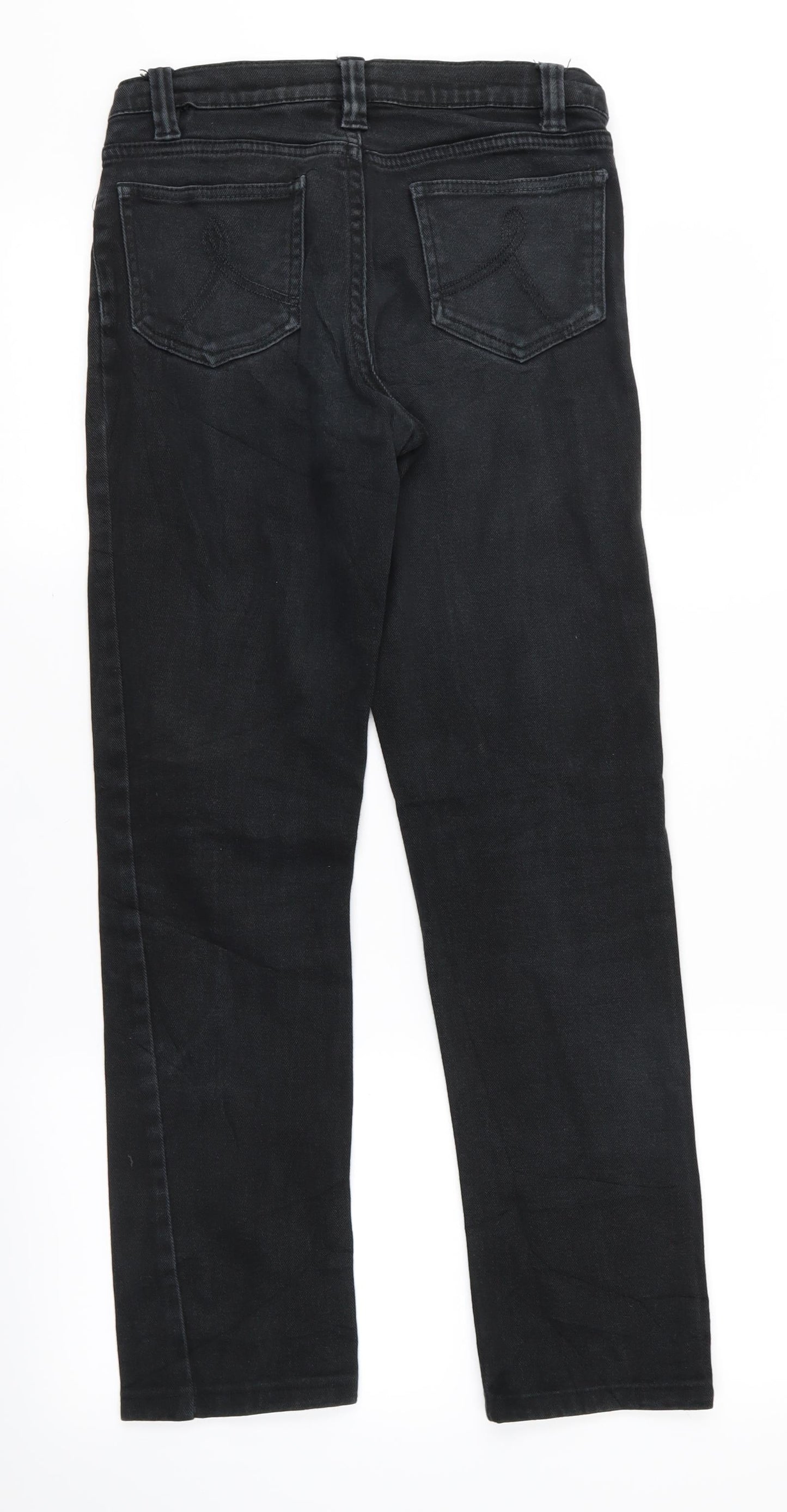 Womens UK Size 8 Preworn Regular Fit Skinny Black Jeans