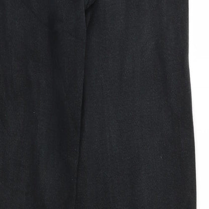 Womens UK Size 8 Preworn Regular Fit Skinny Black Jeans