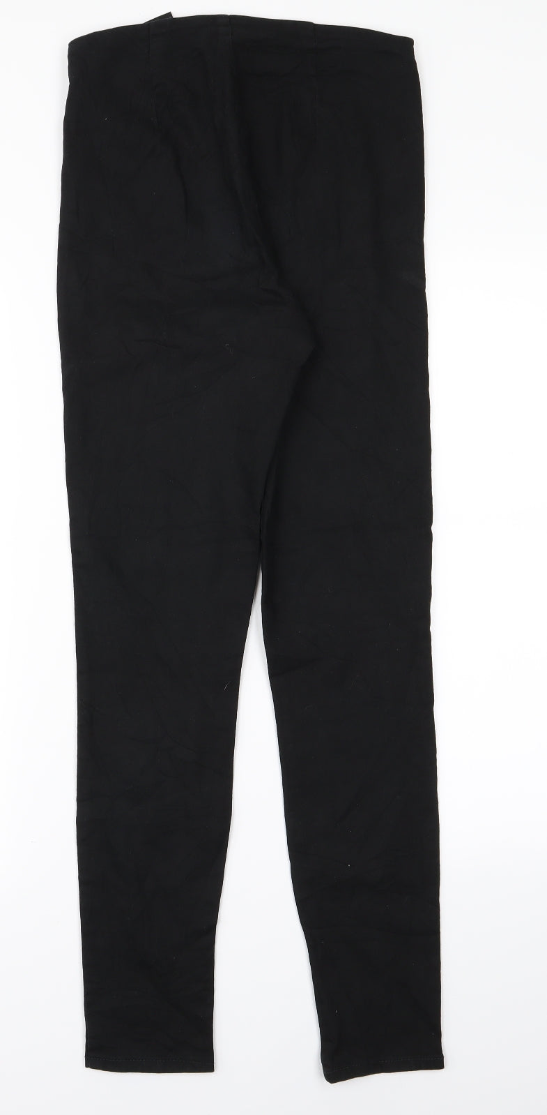 Womens UK Size 8 H&M Regular Fit  Black Trousers