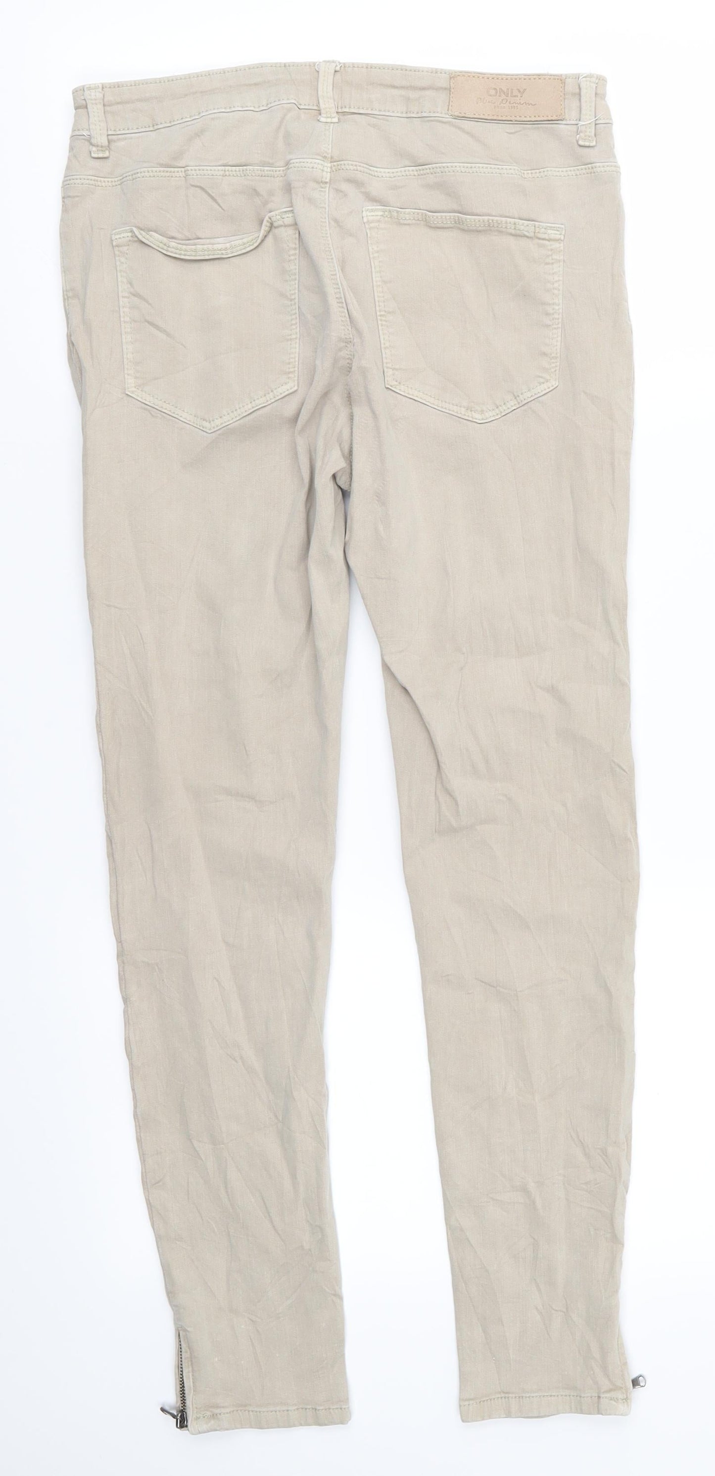 Only Womens Beige   Skinny Jeans Size 38 in L25 in