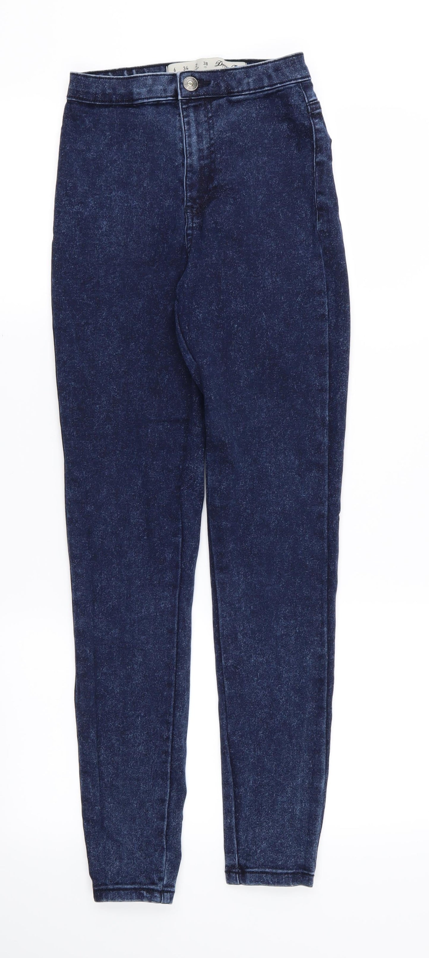 Womens UK Size 6 denim and co Regular Fit Skinny Blue Jeans