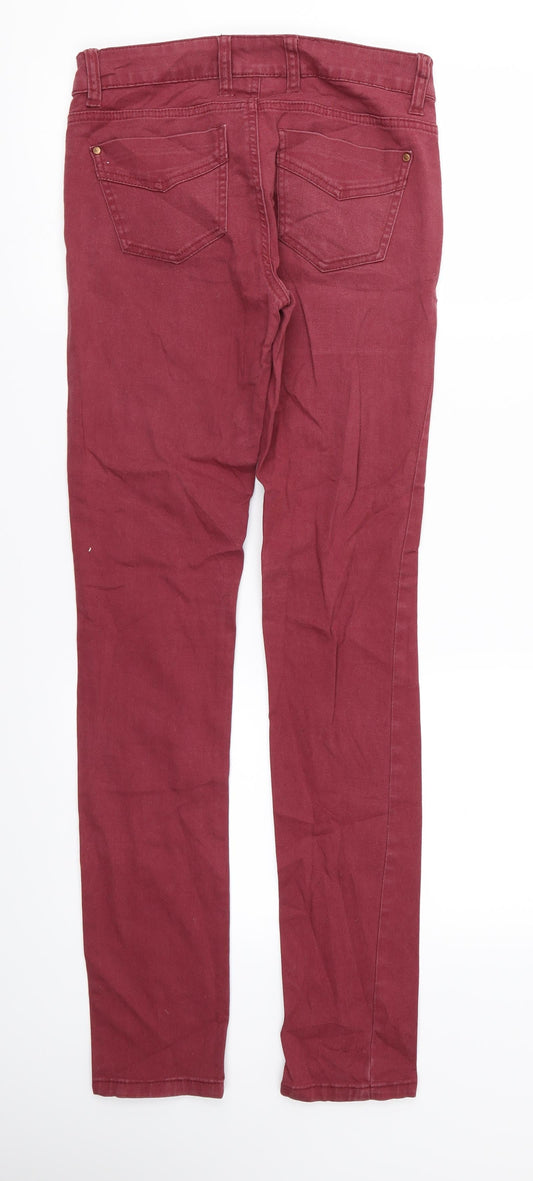 ESMARA Womens Red   Skinny Jeans Size 10 L30 in