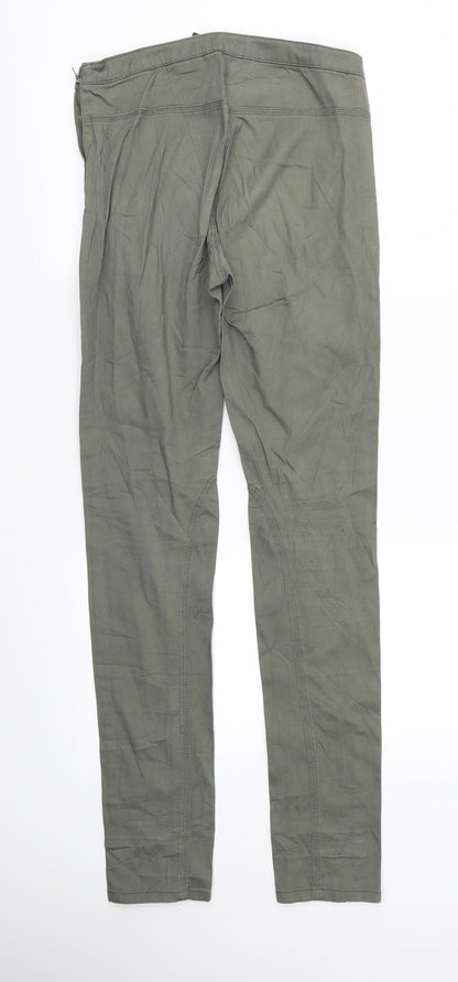 Womens UK Size 8 H&M Regular Fit  Green Trousers