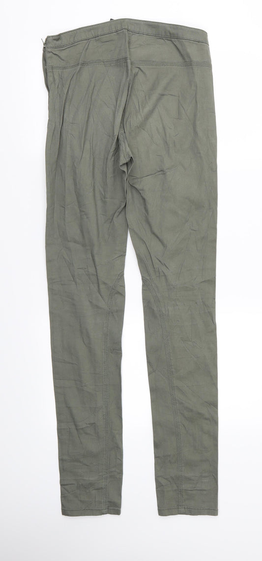 Womens UK Size 8 H&M Regular Fit  Green Trousers