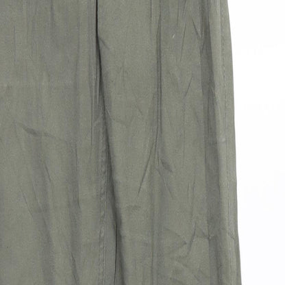 Womens UK Size 8 H&M Regular Fit  Green Trousers