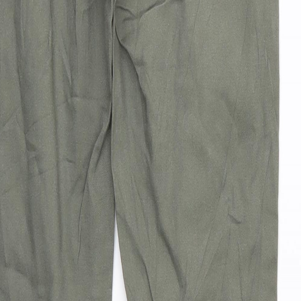 Womens UK Size 8 H&M Regular Fit  Green Trousers