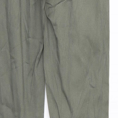 Womens UK Size 8 H&M Regular Fit  Green Trousers