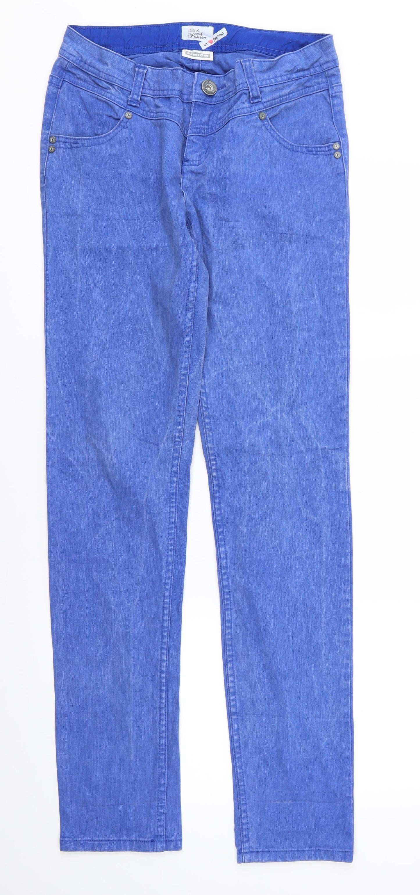 STRET ONE Womens Blue   Skinny Jeans Size 26 in L32 in