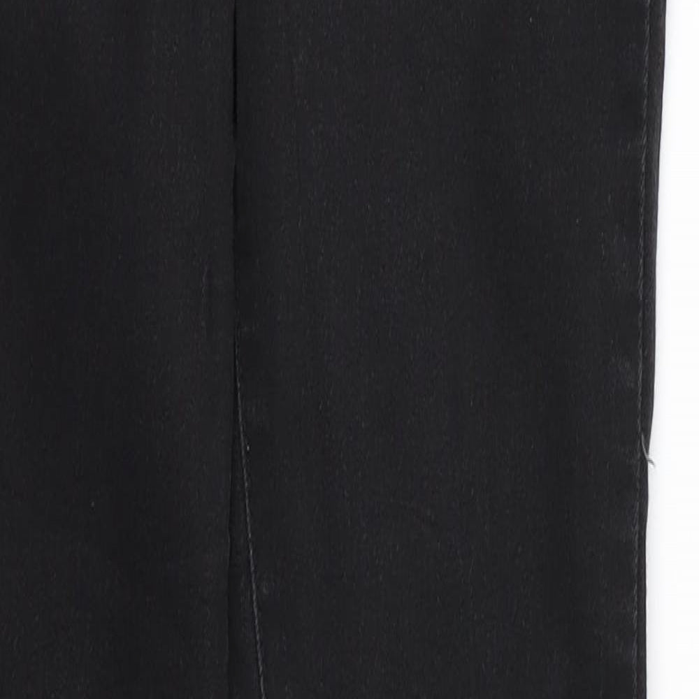 Womens UK Size 2XS FB Sister Regular Fit Skinny Black Jeans