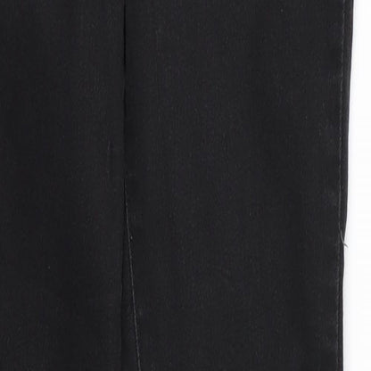 Womens UK Size 2XS FB Sister Regular Fit Skinny Black Jeans