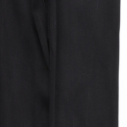 Womens UK Size 2XS FB Sister Regular Fit Skinny Black Jeans