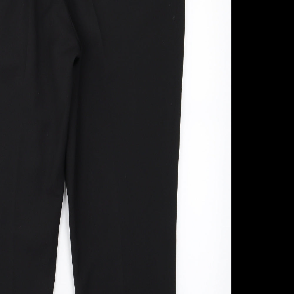 Womens UK Size 18 M&Co Regular Fit  Black Trousers