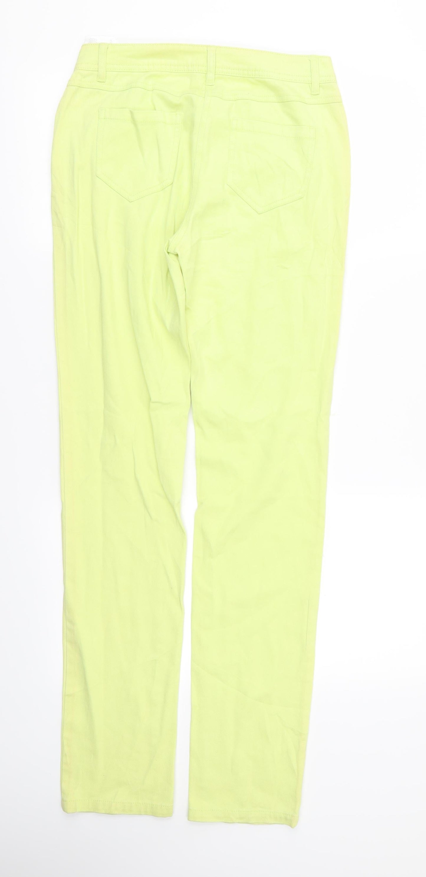 Jean Pascale Womens Green   Skinny Jeans Size 10 L31 in