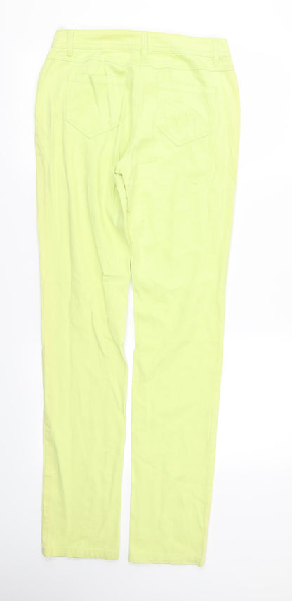 Jean Pascale Womens Green   Skinny Jeans Size 10 L31 in