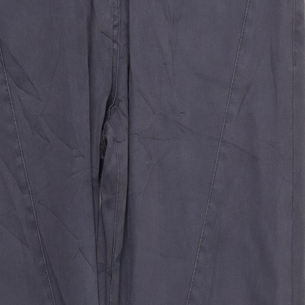 Womens UK Size 12 Blue Motion Regular Fit Straight Grey Jeans