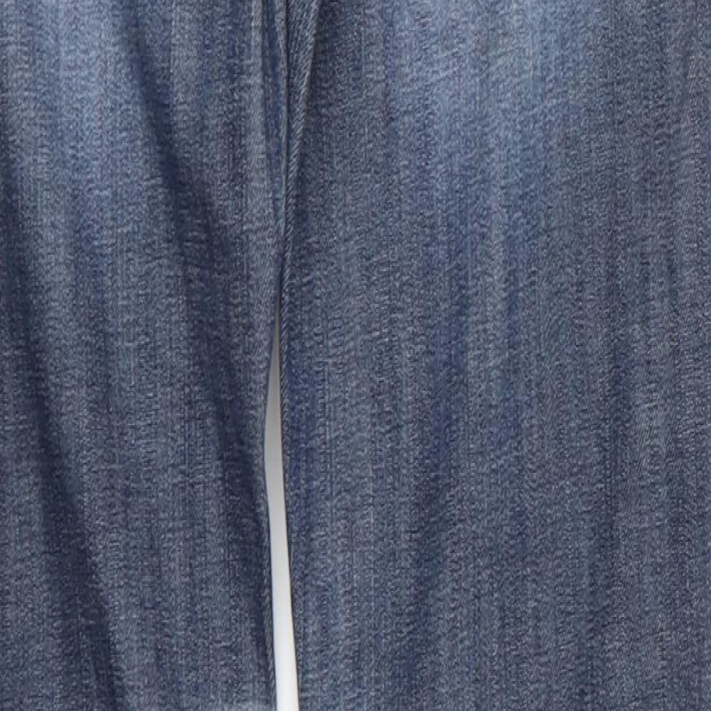 Womens UK Size M Gold SK Regular Fit Skinny Blue Jeans