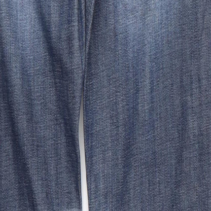Womens UK Size M Gold SK Regular Fit Skinny Blue Jeans