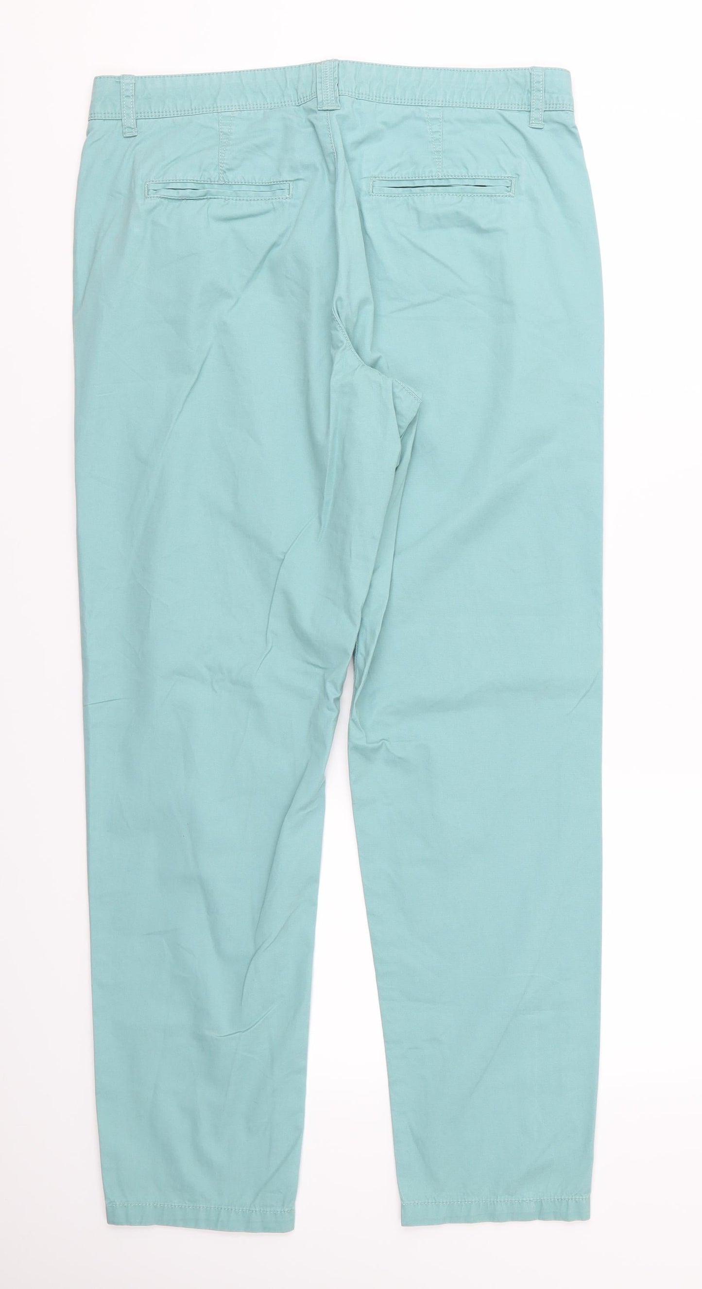 Indigo Collection Womens Blue   Trousers  Size 12 L29 in