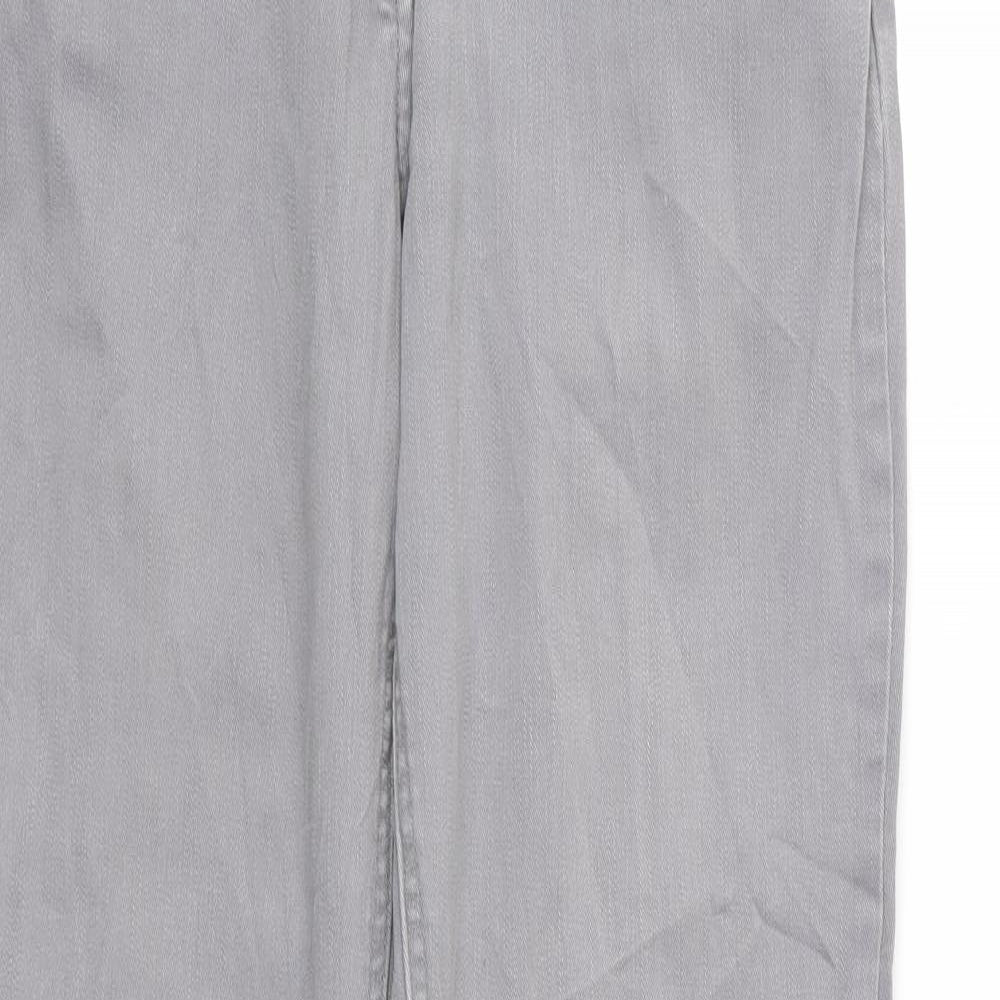 Womens UK Size 12 Preworn Regular Fit Skinny Grey Jeans