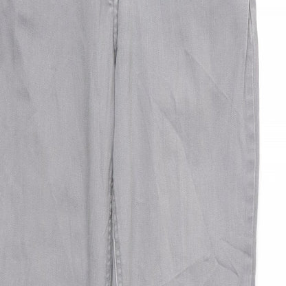 Womens UK Size 12 Preworn Regular Fit Skinny Grey Jeans