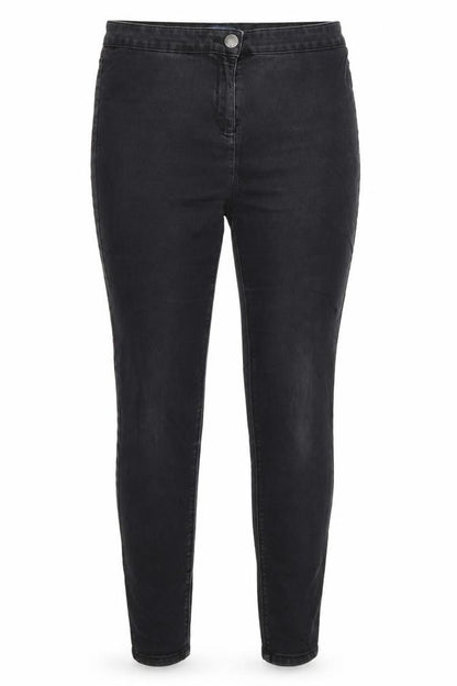 Womens UK Size 12 Papaya Regular Fit Skinny Black Jeans