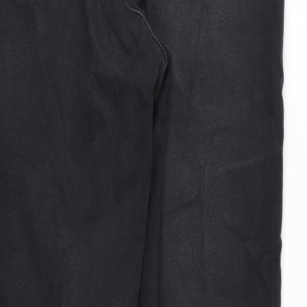 Womens UK Size 12 Papaya Regular Fit Skinny Black Jeans