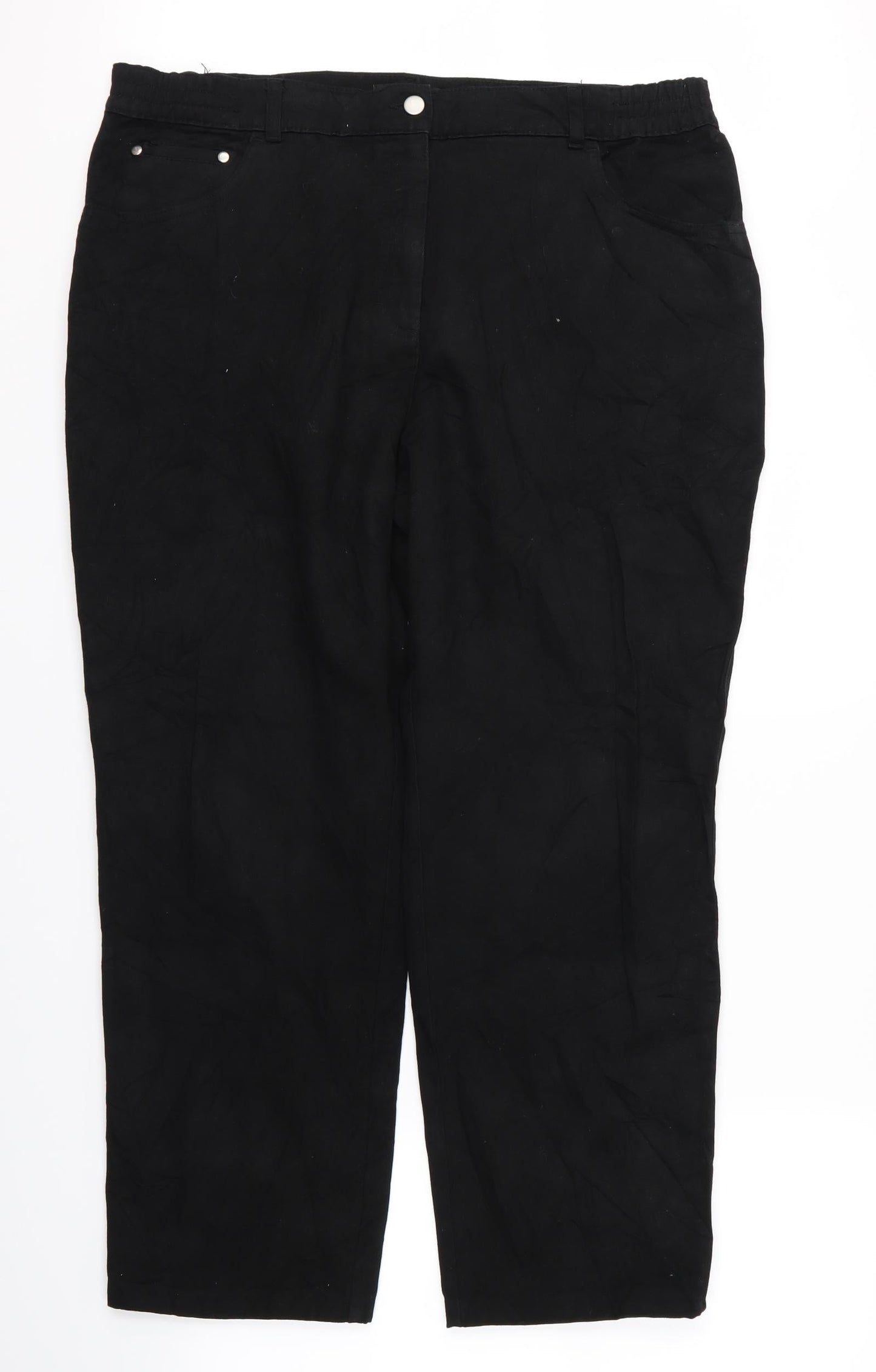 celia K Womens Black   Trousers  Size 24 L26 in