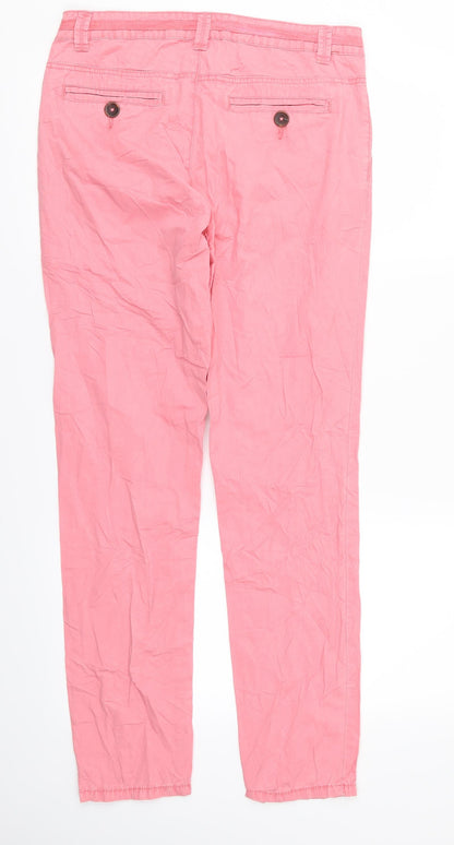 ldc by espirit Womens Pink   Chino Trousers Size 4 L29 in