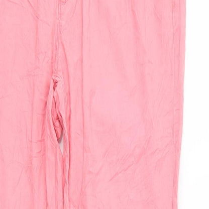 ldc by espirit Womens Pink   Chino Trousers Size 4 L29 in