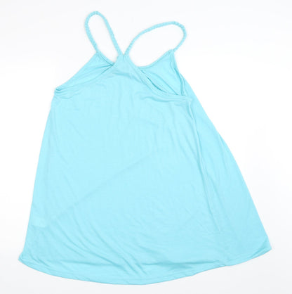 Womens UK Size 16 Studio Blue Basic Tank