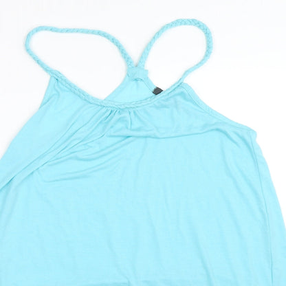 Womens UK Size 16 Studio Blue Basic Tank