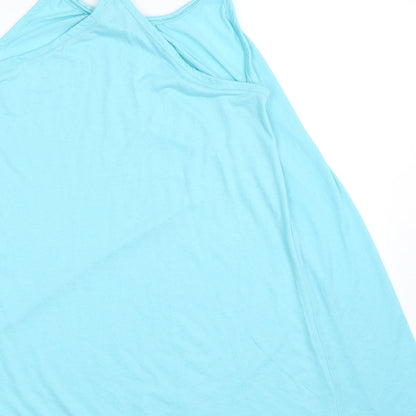 Womens UK Size 16 Studio Blue Basic Tank
