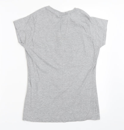 Gildan Womens Grey   Basic T-Shirt Size M  - Wonder Woman