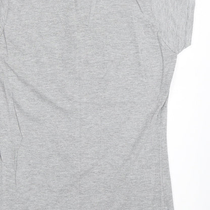 Gildan Womens Grey   Basic T-Shirt Size M  - Wonder Woman