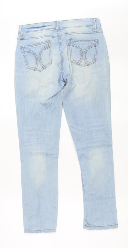 Wakee Womens Blue  Denim Skinny Jeans Size 8 L26.5 in