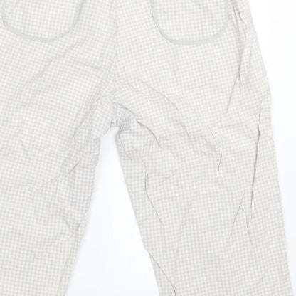 Womens UK Size 12 Emreco Regular Fit Cropped Grey Trousers