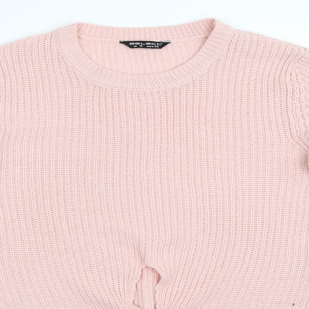 Select Womens Pink   Pullover Jumper Size 14