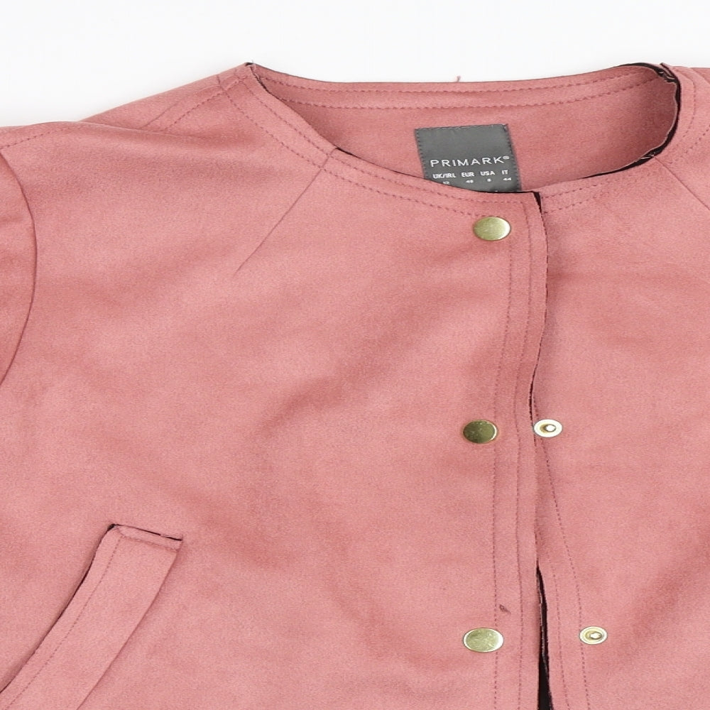 Primark Womens Pink   Jacket  Size 12