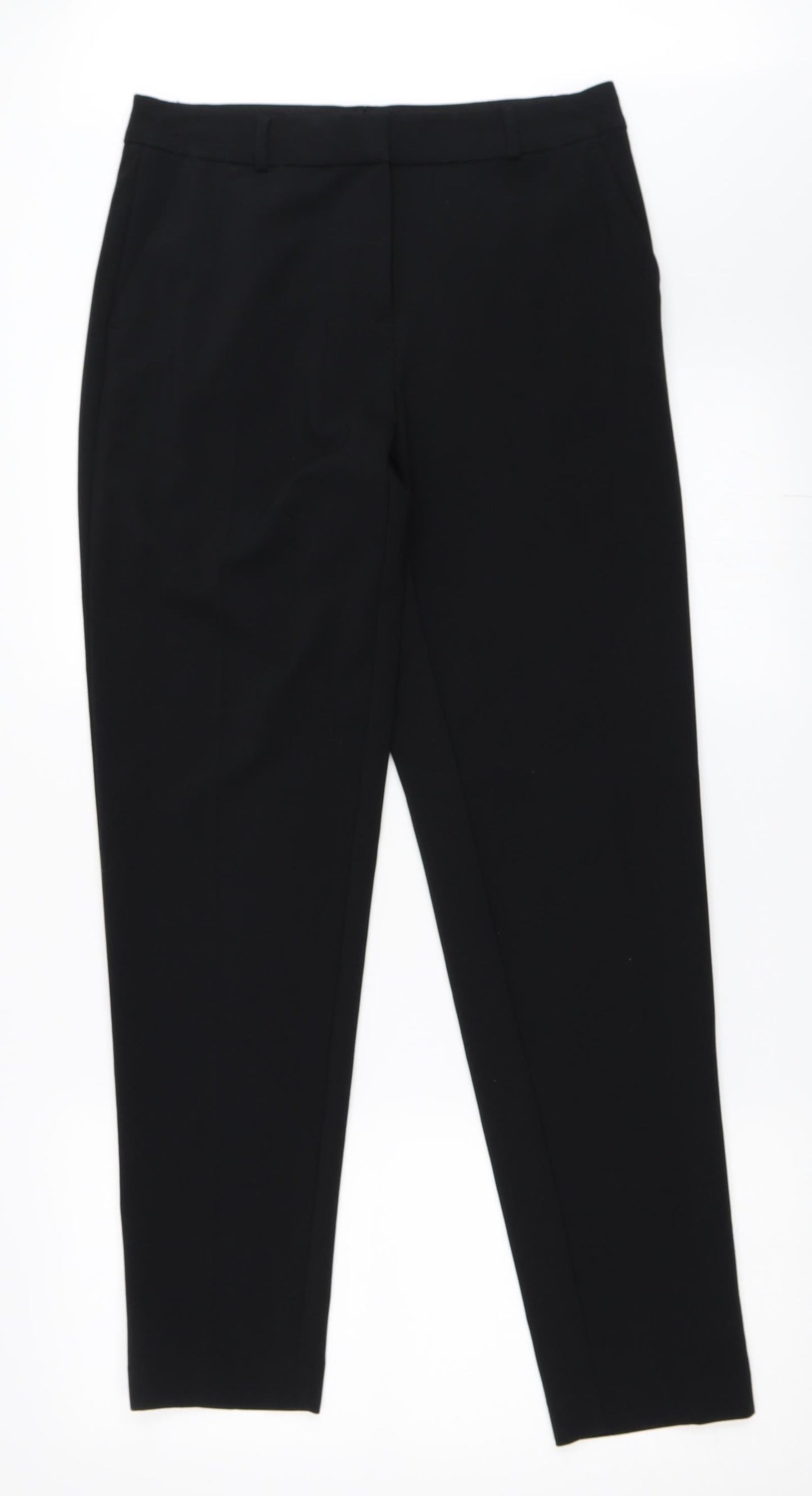 Womens UK Size 10 Marks and Spencer Regular Fit  Black Trousers