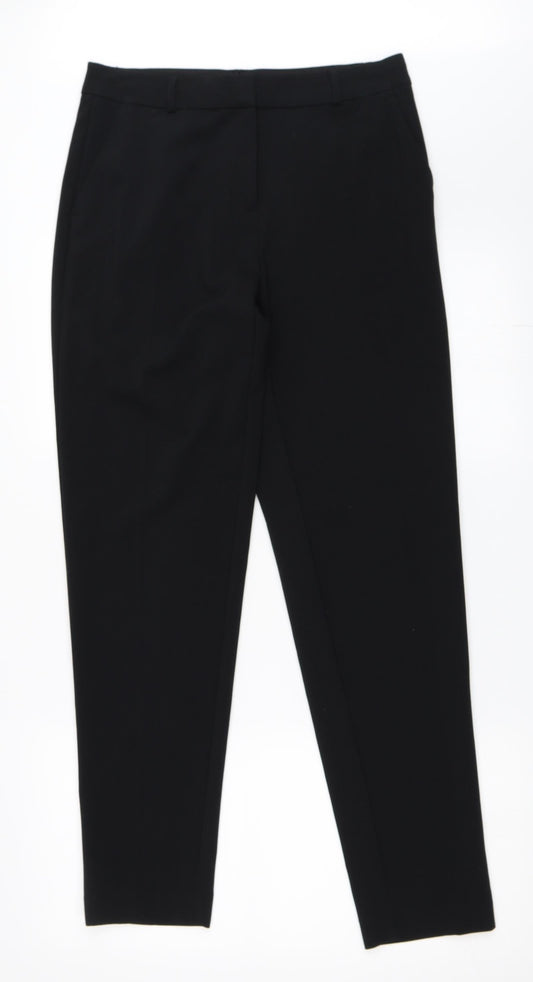 Womens UK Size 10 Marks and Spencer Regular Fit  Black Trousers